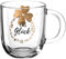 LEONARDO HOME 046452 EMOZIONE Tasse 400 ml mehrfarbig 'Viel Glück' 4er-Set, Glas