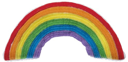 GAMAGO Rainbow Heating Pad & Pillow Huggable- Microwavable Heat Pad for Cramps, Aches & Anxiety Relief - Cute Heat Pack Stuffed with Eco-Friendly Buckwheat & Dried Lavender - 12