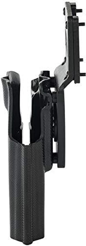 Ghost - Fondina pistola Ghost Hybrid per tiro dinamico IPSC, attacco cintura basso e fisso (Arsenal Strike One Sinistra)