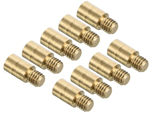 PATIKIL 1.5g Rame Dardo Peso Aggiungi Aumentatore 9pz 8.5mm Lunghezza 2BA Filetto Freccette Peso Regolatore Dardo Accessori Oro