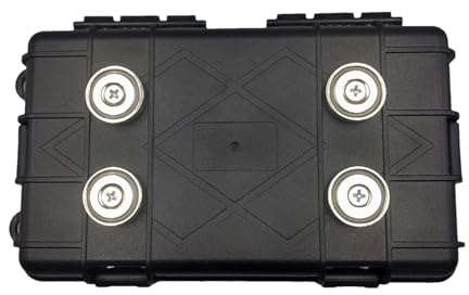Estuche Magnético Para Llaves - Soporte Magnético Para Llaves Debajo Del Automóvil | Soporte Magnético Para Llaves Debajo Del Coche, Soporte Para Llaves Debajo Del Coche Para Exteriores, Caja Exterior