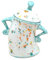 XLDZ Chic Kitchen Canisters Set: Decorative Storage Jars for Sugar, Coffee, Tea with Airtight Lids - for Kitchen Organization(Light Blue)