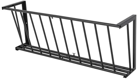 RUETERY hövjäxa häst, hörack får med flera utfodringsöppningar, väggmontering höåkning, foderdispenser för får, getter, hästar, 102 x 24 x 40 cm