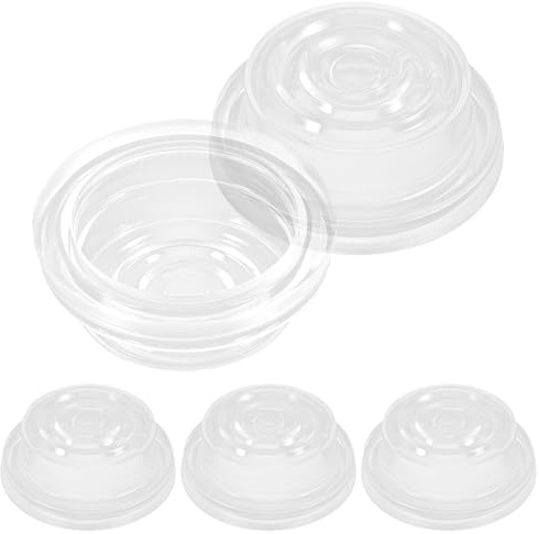 MUSISALY Inserti in Silicone per Pompetta Elettrica Sottovuoto, 4 Unitá Comodi e Resistenti, Accessori per Tiralatte Adatti a Famiglie e Centri di Supporto