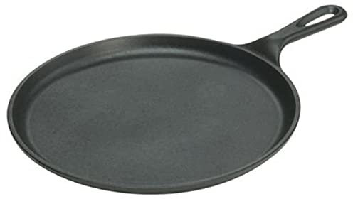 Lodge MFG L9OG3Logic bistecchiera stagionato ghisa 12x 10?12in. Rotondo 3