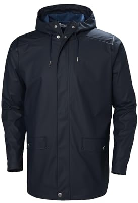Helly Hansen Herren Moss Rain Coat Shell-Jacke, Marineblau, L EU