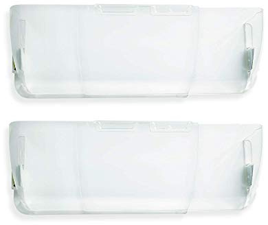 FilterWow Heat and Air Vent Deflector - Magnetic, Adjustable, Unbreakable, Floor & Ceiling Use - 10-14 In, 2 Pack