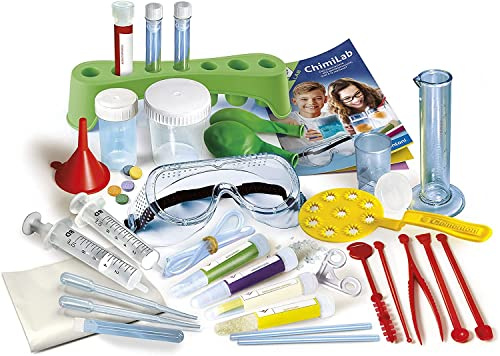 Clementoni - Scienza e Gioco Lab - Laboratorio di Chimica, Kit Esperimenti Scientifici per Bambini 8+ Anni, 19259