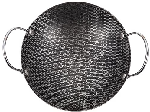 HEMOTON 1 Pc Petite Marmite Poêle en Acier Cuisson d'une Omelette Poêle à Frire Marmite Asiatique Wok Antiadhésif Ustensiles De Cuisine Style Acier Inoxydable Voyage Spaghetti