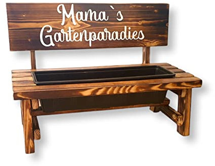 Blumenbänkchen - Blumenbankerl personalisiert ca. 75x60cm Blumenbank