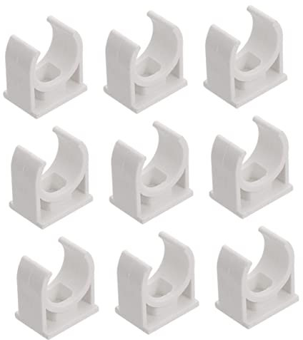 OSALADI Morsetto in Pvc Forma u Supporto Per Tubi Adatto Per Tubi D'aria Acqua Carburante Leggero e Facile Da Installare