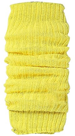Stulpen Mädchen Damen Beinwärmer Leg Warmers Damen Beinstulpen Knie Hoch Stulpen Gestrickte Leg Warmers Warme Winter Beinstulpen Frauen Warm Bequem Beinwärmer für Winterwärmer (Yellow, One Size)