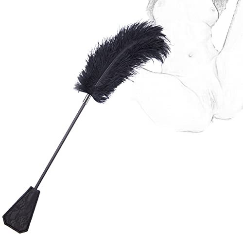 TRQOYTU Flogger Érotique SM Fouet Sexe Plume Clitoris Culture Cuir Pagaie Bondage Fessée Pagaie Flirt Chatouilleur Contraintes De Lit Jeu De Rôle Érotique Jouets Sexuels Pour Couples Adultes
