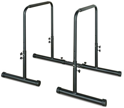 Freistehende Dip Station, 249 kg Tragfähigkeit, robust, Platzsparend