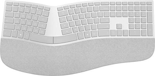 Microsoft Surface Ergonomic Bluetooth Gris Teclado – Teclados (Bluetooth, Universal, Inalámbrico, PC/Server, Estándar, Curvado)