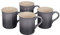 Le Creuset Stoneware Set of 4 Mugs, 14 oz. each, Oyster