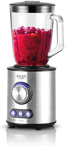 ADLER Hochleistungsmixer, 1700 W, 1,5-Liter-Glasbehälter