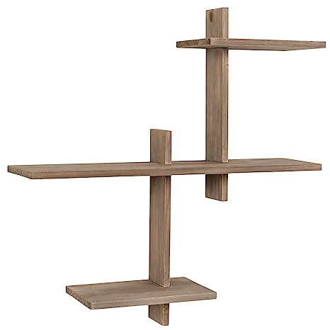 House Nordic Kiefernholzwandregal 53 x 15 x 56 cm