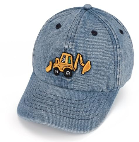 Kashyke Trucker Cap Kinder Jungen Kappe Junge Basecap Jungs Traktor Caps Kleinkinder Sommer Trucker-Cap Bagger Feuerwehrauto Cap Kids Mädchen Baseballcap Cappy Sommerhut ab 2 3 4 5 6 Jahre