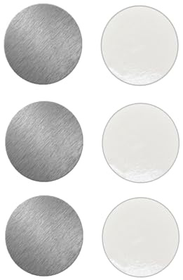 3 Pièces Disques de Fixation Adhésifs, Plaques de Fixation Adhésives Ventouse Autocollante Plaque Adaptateur Adhésif Double Face pour Support de Téléphone Portable GPS Support de Téléphone de Voiture