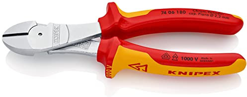 Knipex 74 06 VDE Seitenschneider 180 mm, Schneidleistung 3.8mm
