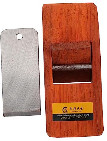 KONTONTY Mini Woodworking Planer Hand Tool 4.25 Inch Smooth Sanding Wood Craft Planer for Carpenters DIY Woodwork Projects