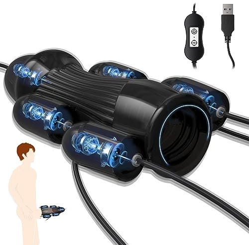 BDSMYEE Guaina per pene con masturbazione per uomo, giocattoli sessuali per uomo da solo, guaina per pene con vibratore, polsini per pene, masturbatore