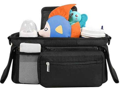Kinderwagen-Tasche Für Kinderwagen, Kinderwagen-Taschen-Organizer, Kinderwagen-Tasche, Kinderwagen-Organizer, Universeller Kinderwagen-Aufbewahrungskorb, Wasserdichte Kinderwagen-Organizer-Tasche Mit