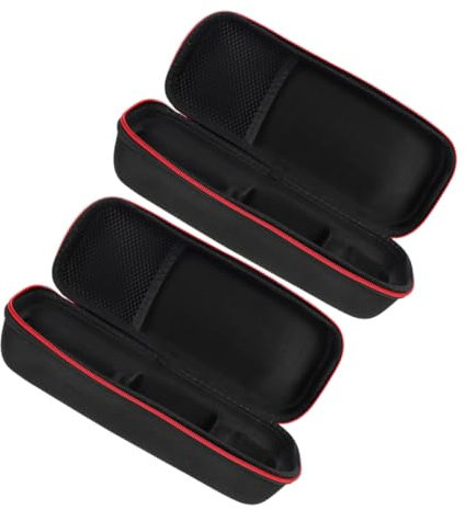 GOOHOCHY 2stücke Mikrofon Tragetasche Stoßfeste Mikrofon Aufbewahrungstasche Mit Reißverschluss Leicht Und Praktisch Für Drahtlose Mikrofone Und Zubehör