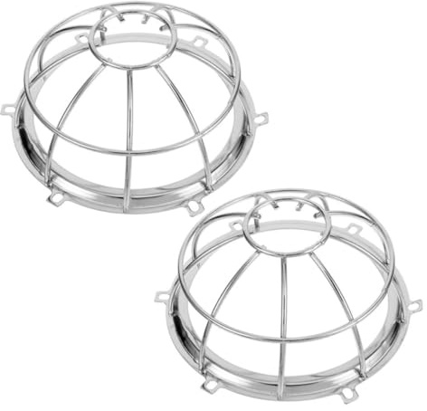 PAMINGONO Protezione Antincendio per Irrigatore 2 Pezzi in Ferro Argento Installazione Semplice e Design Portatile per Sicurezza in Ambienti Industriali