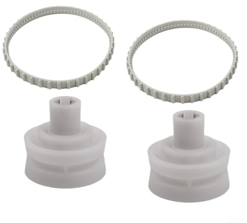 Qualoramall Puleggia per cuscinetti RCX26002 e cinghia di ricambio RCX23002 per Hayward TigerSharks Robot Pool Cleaner Modelli RC9956CC RC9965CC RC9950A QC Plus Kit di montaggio ruota motrice (4 pezzi
