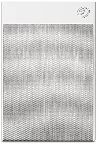 Seagate Ultra Touch HDD 1TB externe Festplatte, 2.5 Zoll, USB-C & USB 3.0, weiß, inkl. 1 Jahr Mylio Create, 4 Monate Adobe Creative Cloud Foto-Abo, 2 Jahre Rescue Service, Modellnr.: STHH1000402