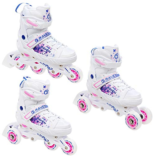 RAVEN Meia Inline-rullskridskor 3-i-1 justerbara (28–32 (18,5–21 cm)