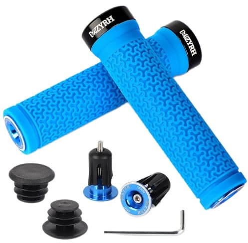 HASAGEI Poignées de guidon ergonomiques pour VTT - Bleu