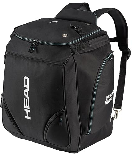ATOMIC HEAD Heatable Boot Bag - Heated Ski Boot Bag (65 L) Black, AC & Car Connection, Backpack Strap & Variety of Pockets