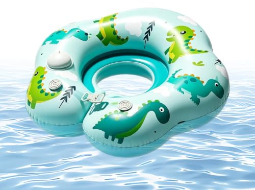 Pool Float för Barn Uppblåsbar Söt Dinosaurie Antikvävningsbadring