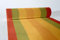 Sovie HORECA Tischläufer Britta | Linclass® Airlaid 40cm x 24m | Streifen Herbst bunt | 1 Stück Terrakotta