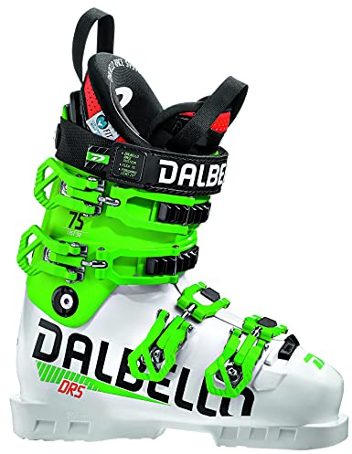 Dalbello DRS 75 Uni Botas de esquí, Unisex niños, White/Race Green, 26,5