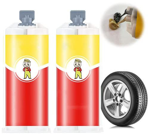 2 Colle réparation Tout Usage, Colle réparation pour métal, Colle réparation pour métal, résistant aux Hautes températures pour métal, Fer, Acier