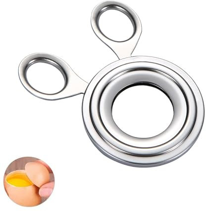 Ryaupy Tagliauovo in Acciaio Inossidabile, Rimozione del Guscio D'uovo, Separatore di Gusci D'uovo, per Fornitura di Utensili da Cucina