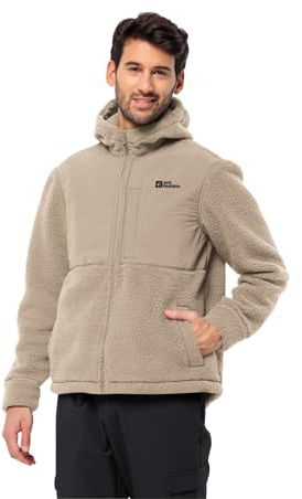 Jack Wolfskin Herren Felslicht Hooded Jkt M, Anis, L EU