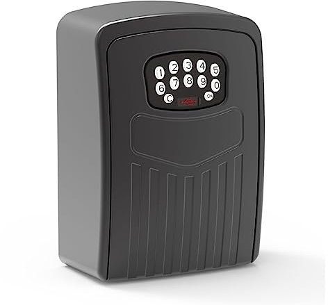 Coffre-fort, coffre-fort domestique, Boîte de support de coffre-fort de clé, boîte de serrure intelligente intérieure extérieure résistante aux intempéries boîte de clé intelligente coffre-fort de clé