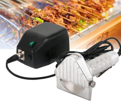 Cortadora Eléctrica De Kebab Doner, Cuchillo De Kebab Eléctrico De 80 W, Espesor De Corte Ajustable De 0~6 Mm, Material De Acero Inoxidable 304 Y Fácil De Limpiar, Para Tiendas De Carne Asada