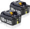 2 Stück 8.0Ah / 8000mAh BL1860B Ersatz Akku für 18V BL1860B BL1850B BL1860 BL1830 BL1815 BL1860B BL1835 BL1845 BL1850 194205-3 LXT-3 400 mit LED-Akku für Werkzeuge