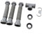Feegow Verstellbares Doppelwaschbecken-Ablauf-Set: flexibler 1-1/2 & 1-1/4 Zoll P-Trap-Ablaufgarnitur