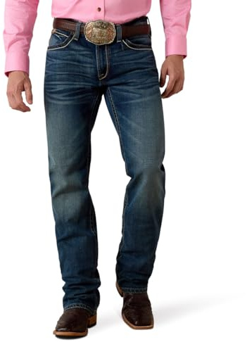 ARIAT Men’s M4 Low Rise Stretch Preston Boot Cut Jean