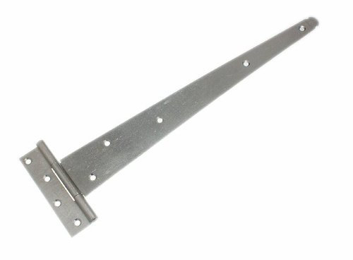 Lot de 10 paires de charnières en T en acier BZP résistant à la rouille 450 mm
