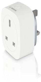 Bosch Smart Home Plug Compact, smart socket with app function (slim design, radio signal amplification, compatible with Alexa, Google Assistant and Apple HomeKit)