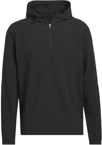 adidas Golf Men's Ultimate365 Anorak, Black, Medium
