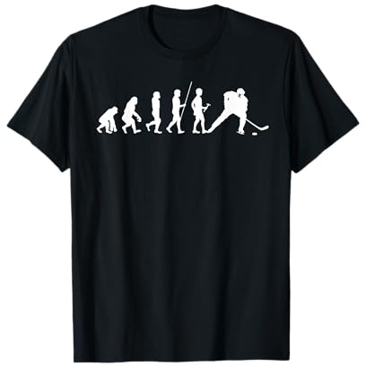 Eishockey T-Shirt Jugend Damen Puck Hockeyspieler Spieler Herren T-Shirt